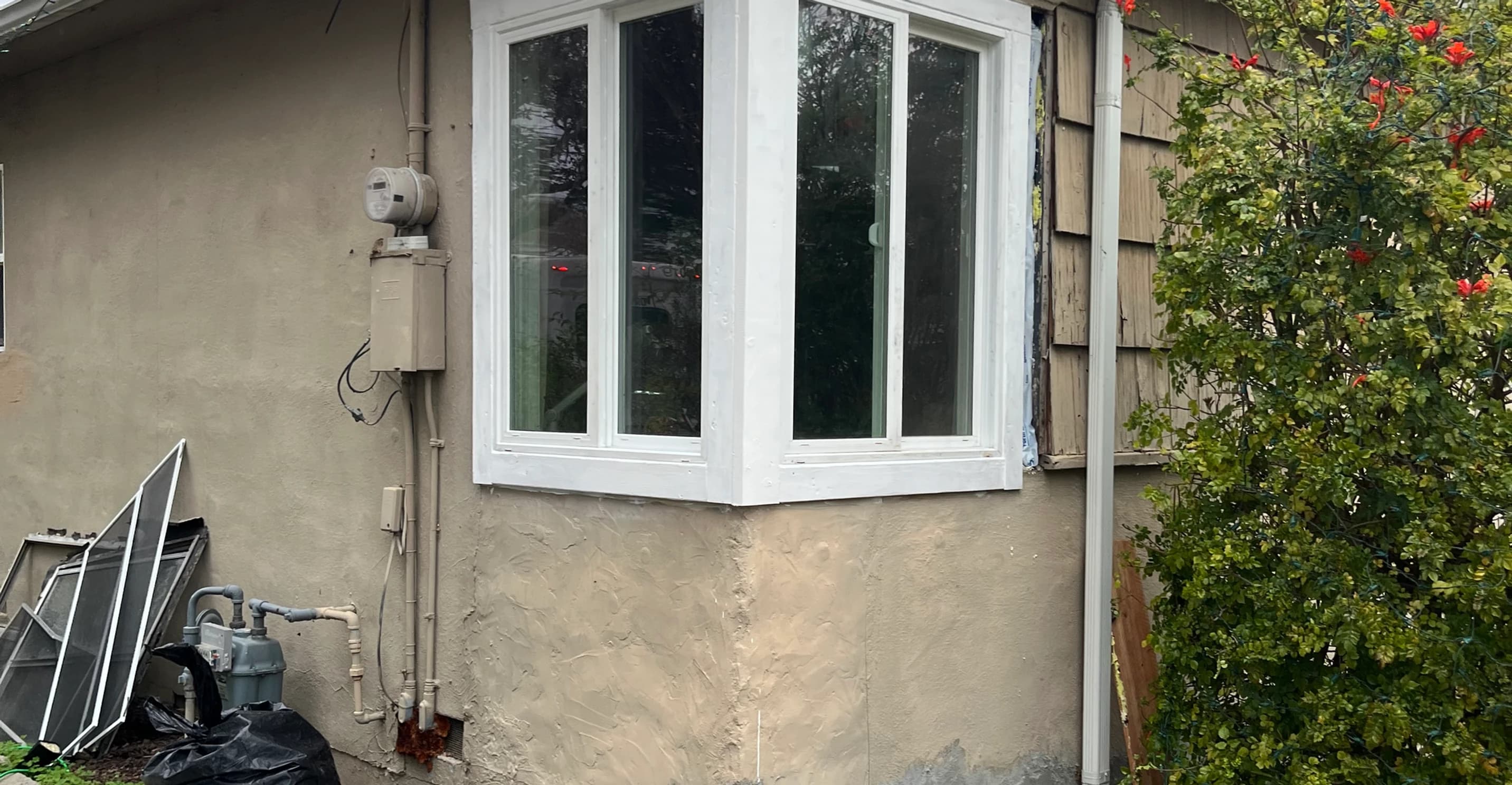 Residential window installation project